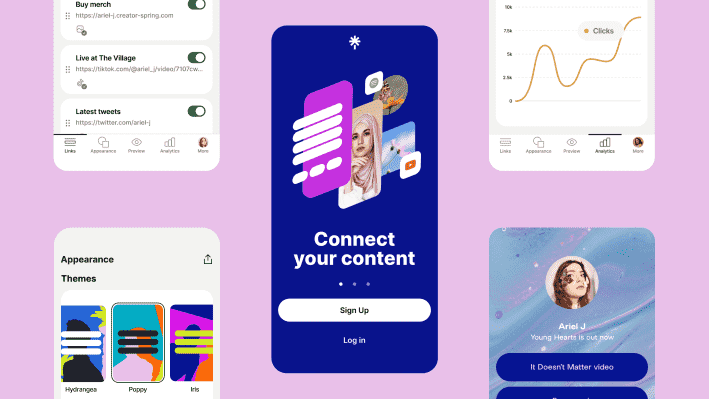 Die neue mobile App von Linktree ermoeglicht es Benutzern ihre