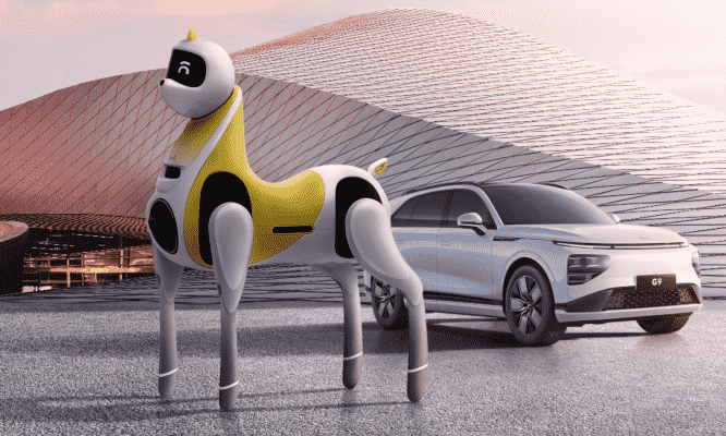 Ein vom chinesischen EV Riesen Xpeng unterstuetzter Pony Roboter sammelt 100 Millionen