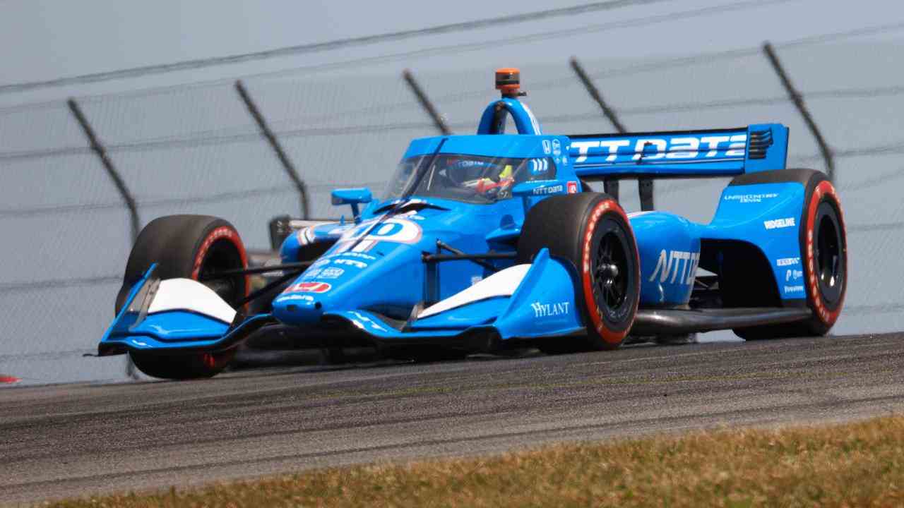 Alex Palou in Aktion im IndyCar.