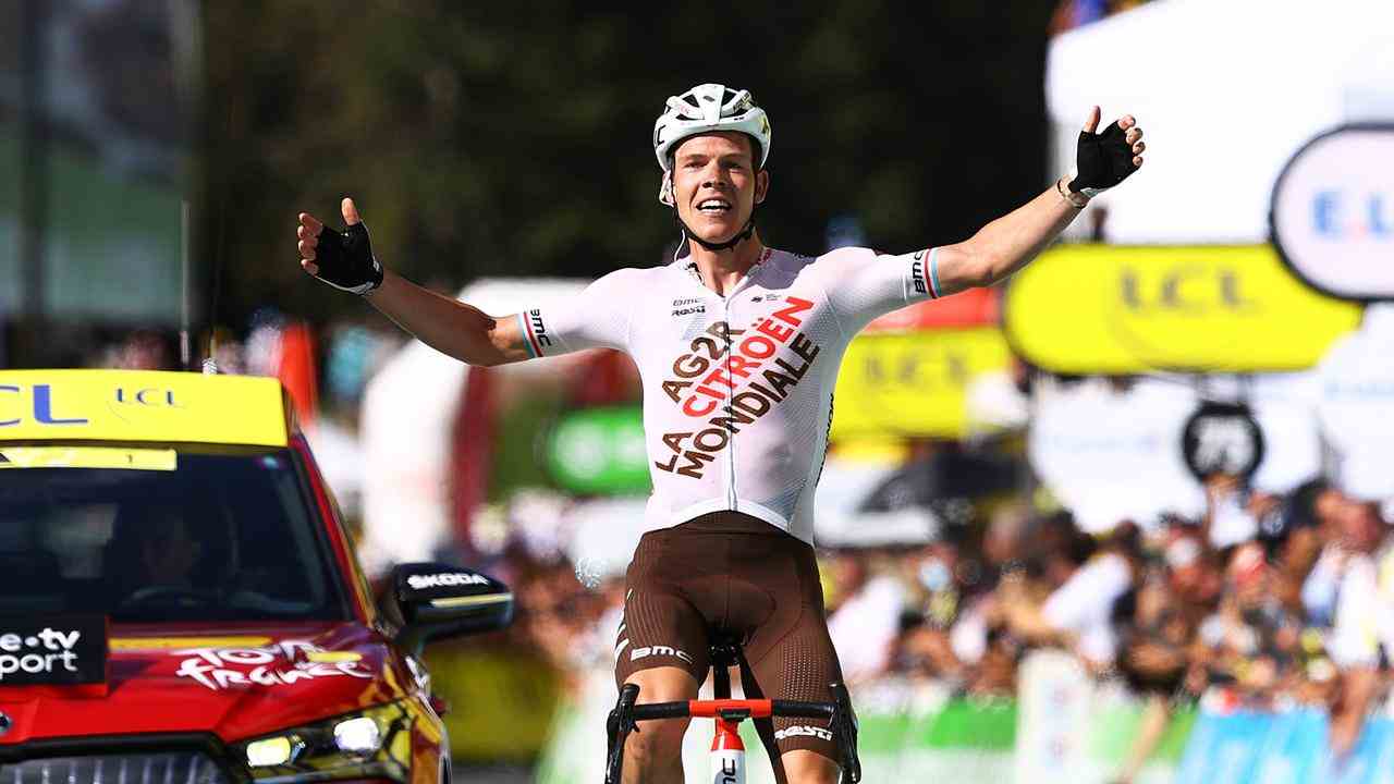 Bob Jungels verbuchte seinen ersten Etappensieg bei der Tour de France.