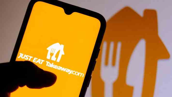 Just Eat Takeaway reduziert sich in Frankreich da der Marktwert