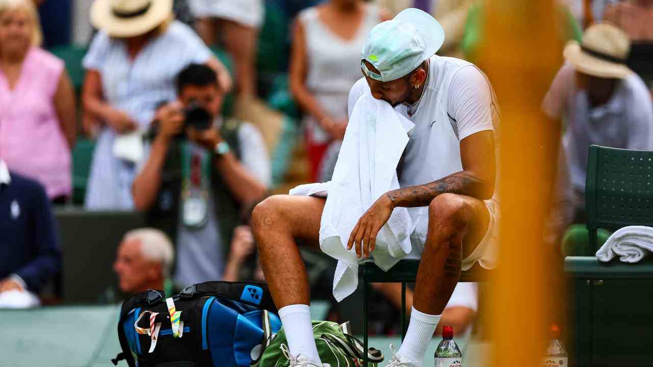 Nick Kyrgios dachte nach dem Erreichen des Halbfinales an die schwierigste Phase seiner Karriere zurück.