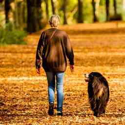 Mann von „Verfolger angegriffen waehrend er mit einem Hund Gassi