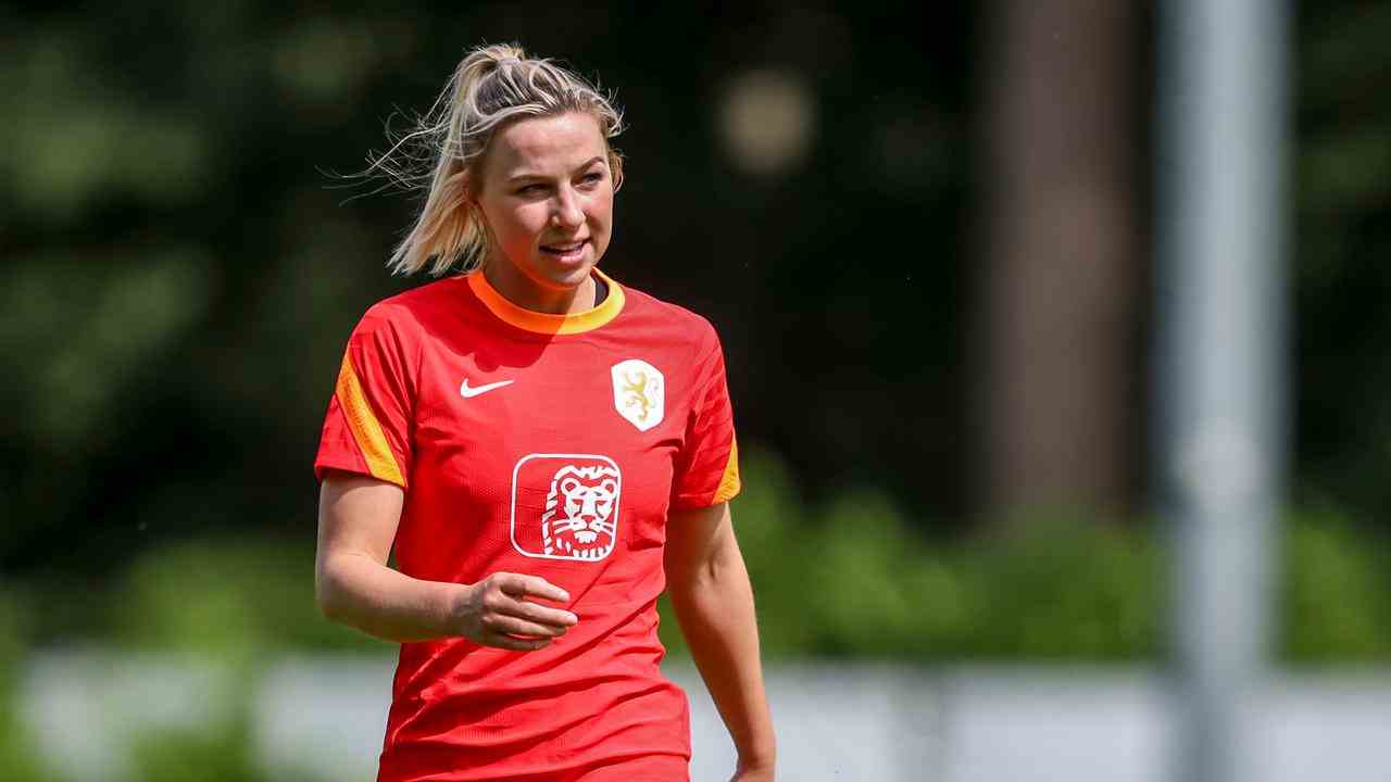 Jackie Groenen war beim Training wieder „normal“.