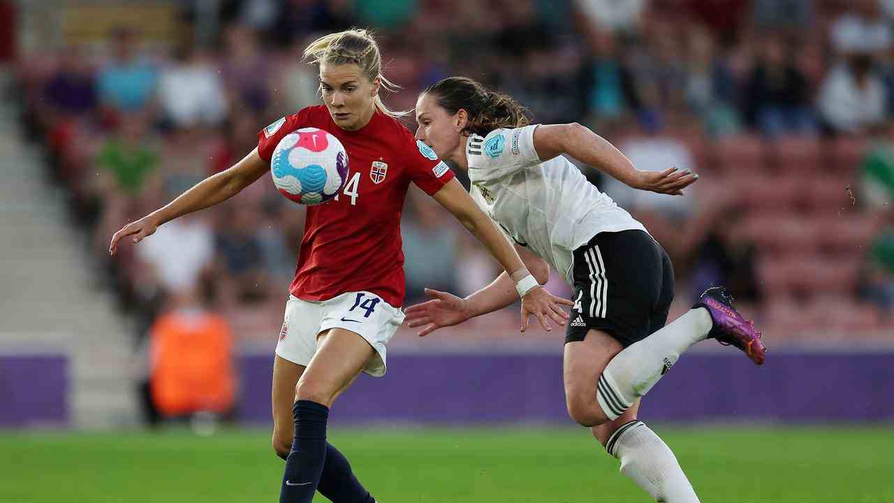 Ada Hegerberg konnte gegen Nordirland kein Tor erzielen.