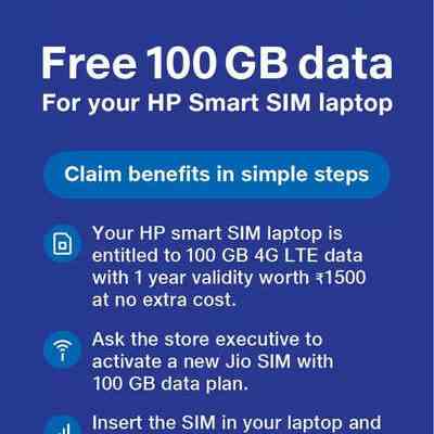 Reliance Jio kuendigt Jio HP Smart SIM Laptop Angebot an Was