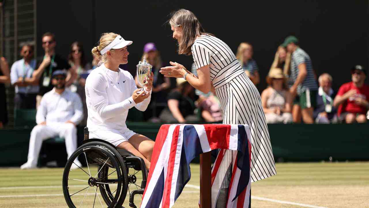 Für Diede de Groot gibt es im Rollstuhltennis keine Größe.