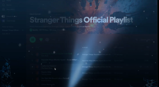 Spotify arbeitet mit Netflix zusammen um eine personalisierte „Stranger Things Playlist