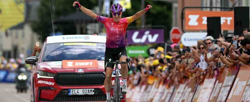 Vos haelt Gelb nach chaotischer Schotterfahrt bei Tour Reusser Soli