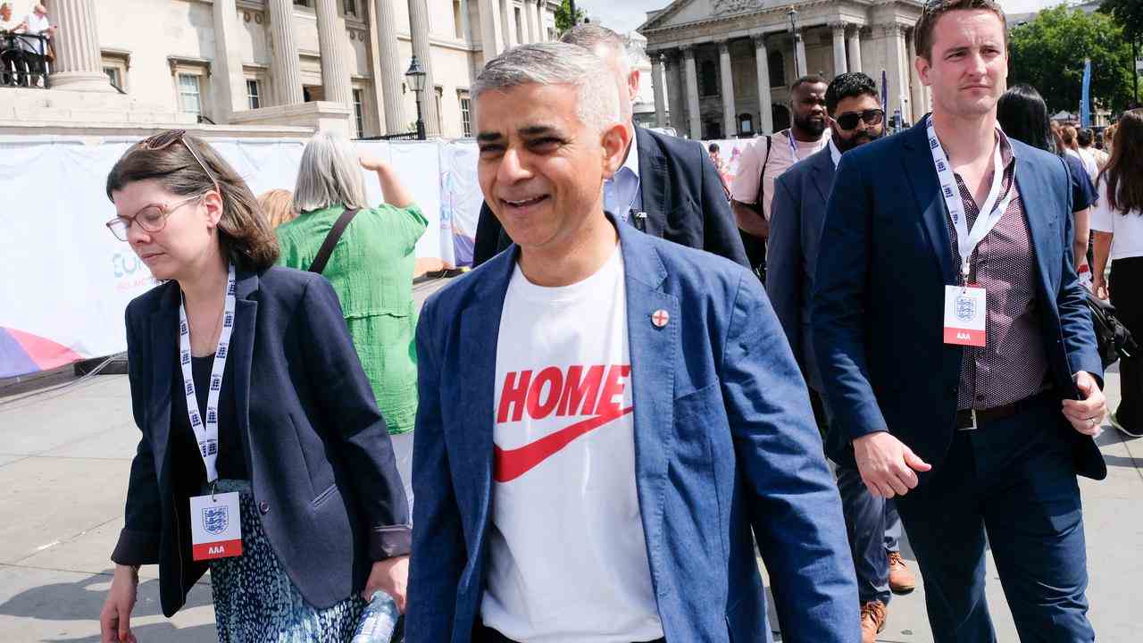 Auch Sadiq Khan, der Bürgermeister von London, war dort.