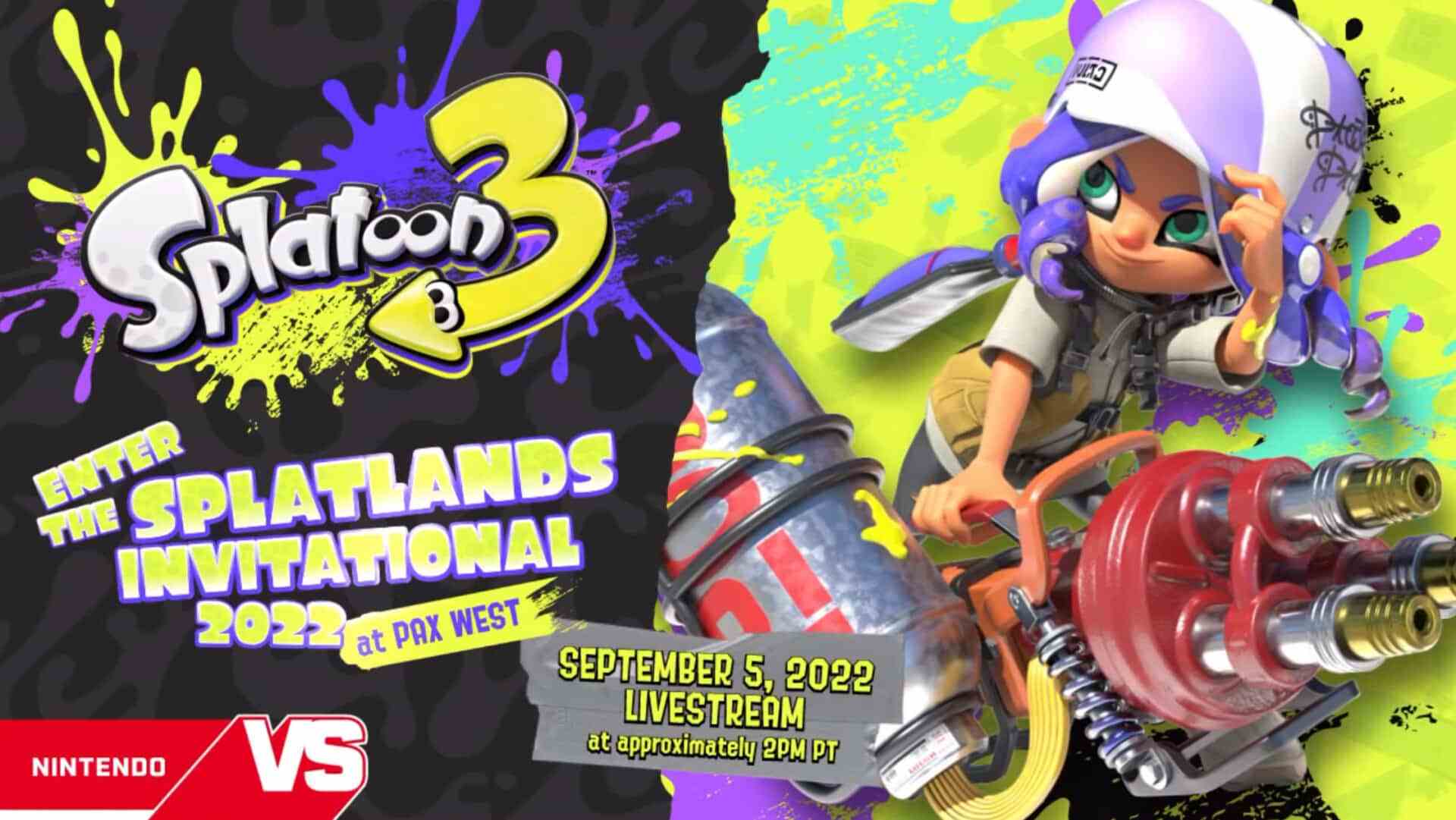 Splatoon 3 Direct Reveal Gameplay Stages Modi Waffen Mechanik Anpassung amiibo Erscheinungsdatum für Nintendo Switch