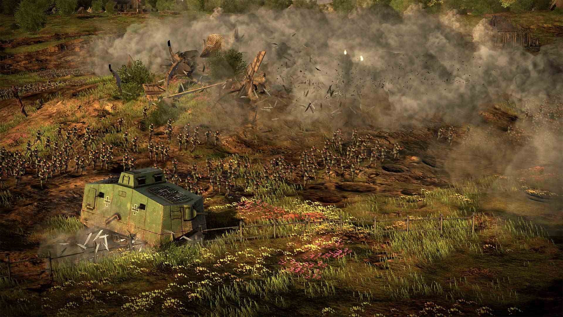 The Great War: Western Front Petroglyph Foundry Frontier Authentisches RTS-Echtzeit-Strategiespiel Erster Weltkrieg 1. Weltkrieg 1. Weltkrieg Alliierte Nationen Zentralmächte Theater Kommandant Feldkommandant Grand-Strategie rundenbasiert