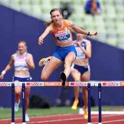 Auch Femke Bol erreicht problemlos das EM Finale ueber 400 Huerden