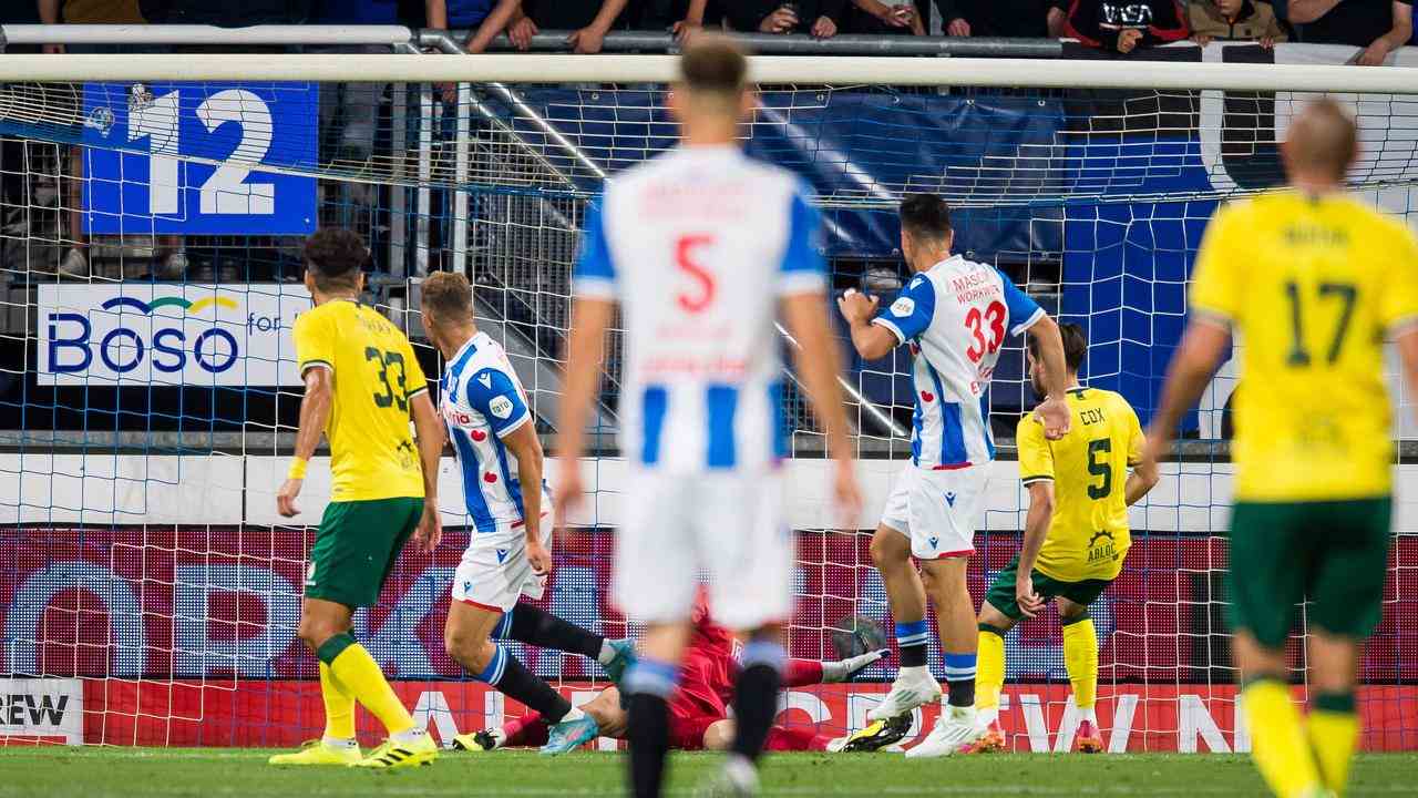 Sydney van Hooijdonk brachte Heerenveen mit 1:0 in Führung.