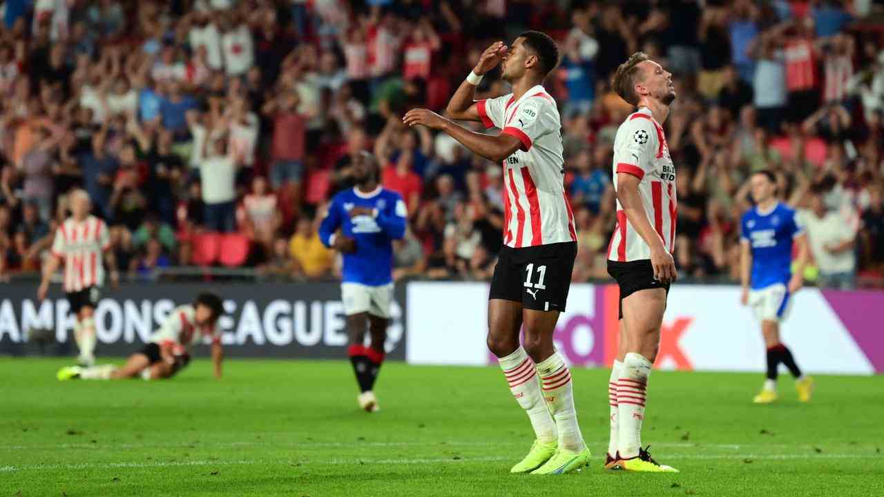 Cody Gakpo scheiterte kurz vor der Halbzeit am 1:0-Erfolg des PSV.