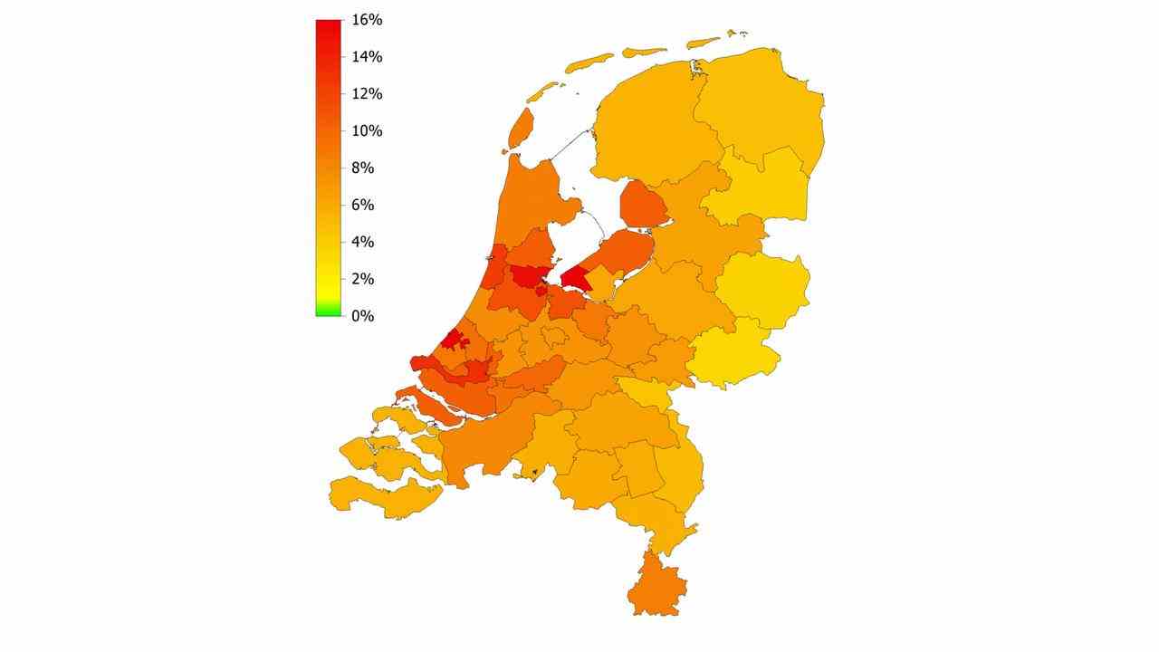 Der Lehrermangel laut der Centerdata-Umfrage im vergangenen Herbst.