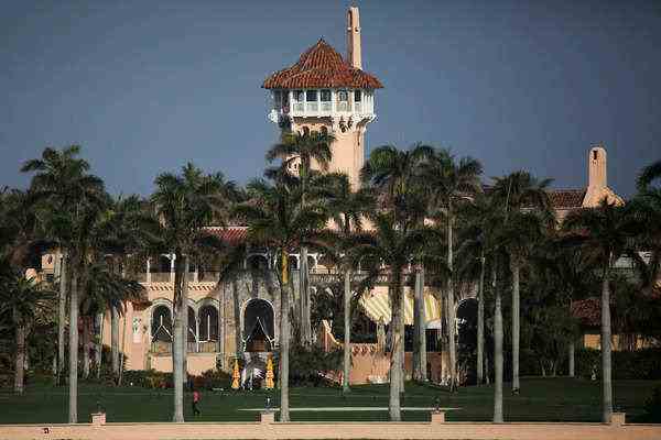 Donald Trump sagt das FBI habe sein Haus in Florida