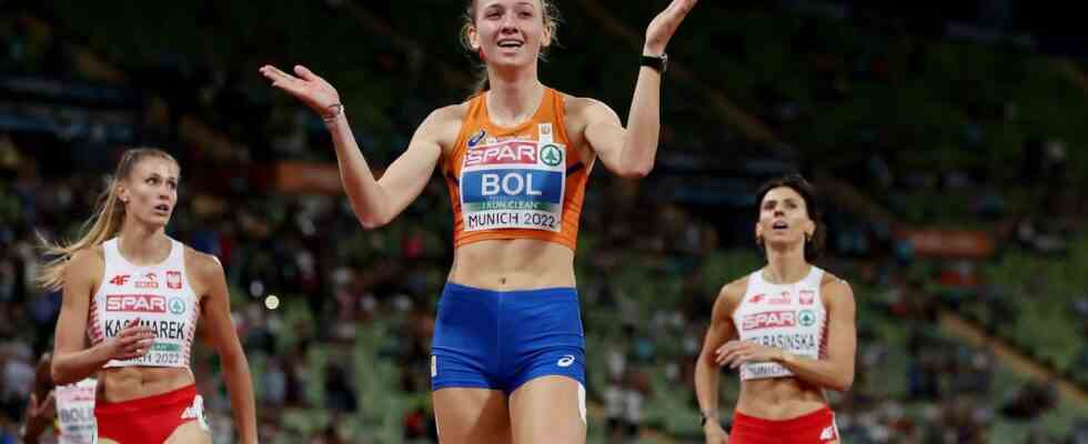 Femke Bol erfuellt Favoritenrolle mit historischem EM Gold ueber 400 Meter