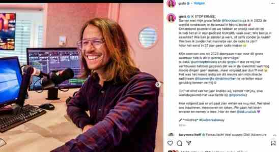 Giel Beelen hoert auf Radio zu machen um mit seiner