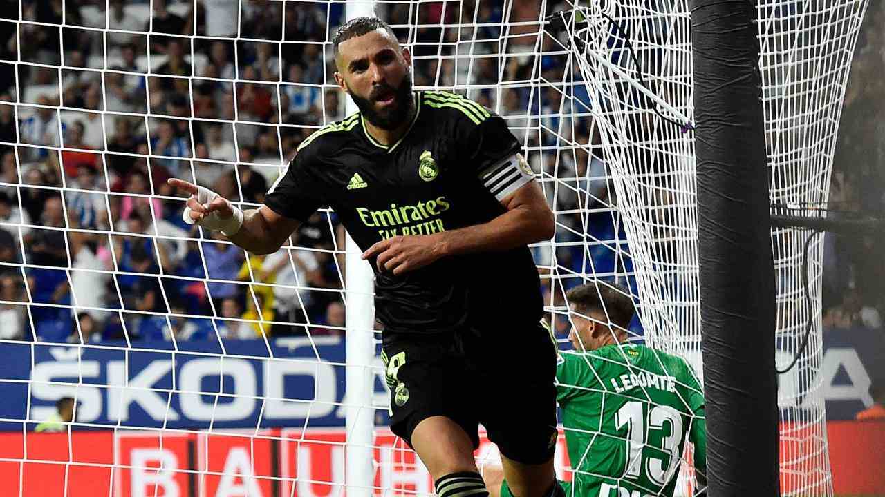 Karim Benzema bescherte Real Madrid in der Schlussphase den Sieg.