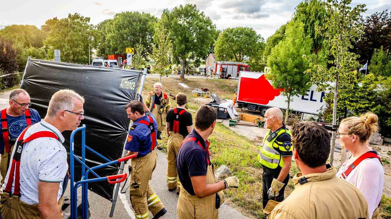 Rettungskräfte waren schnell und in großer Zahl an der Unfallstelle.