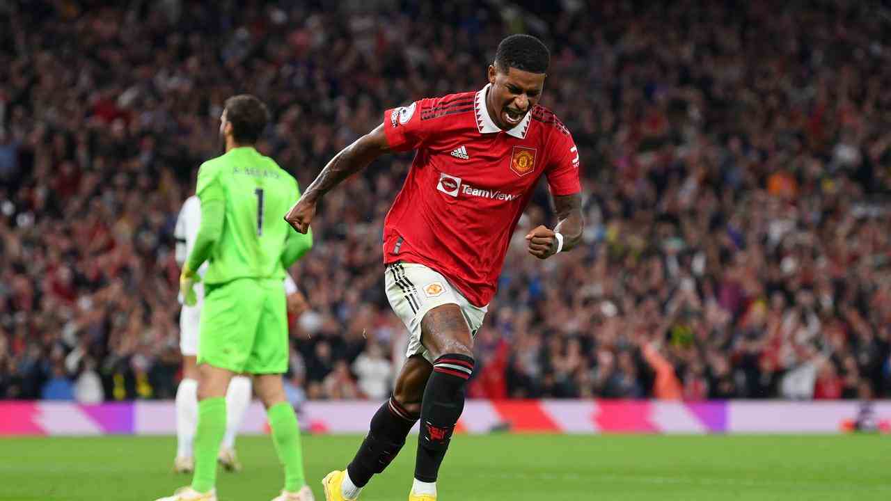 Marcus Rashford traf zum ersten Mal seit langem wieder für Manchester United.