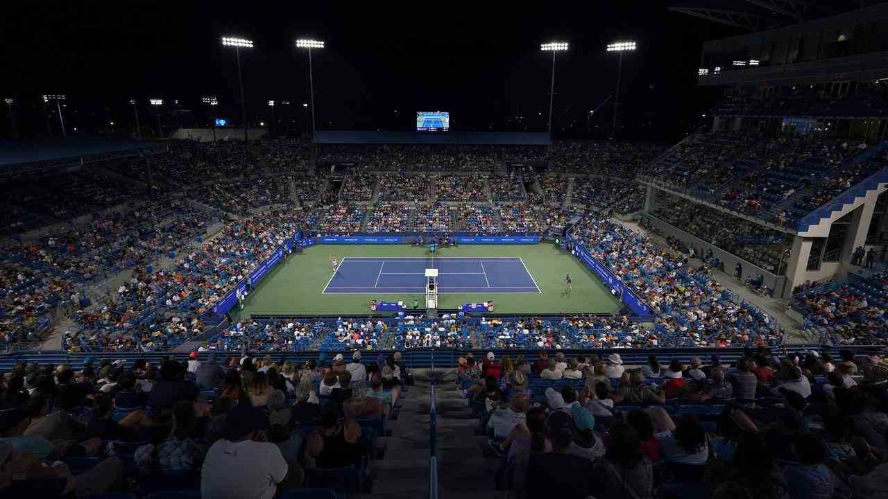 Die Zuschauer in Cincinnati sahen Rafael Nadal in drei Sätzen verlieren.