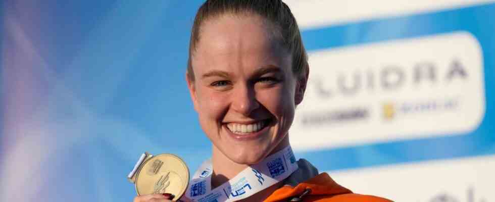 Schwimmerin Steenbergen erobert viertes EM Gold mit Triumph ueber 200 Meter