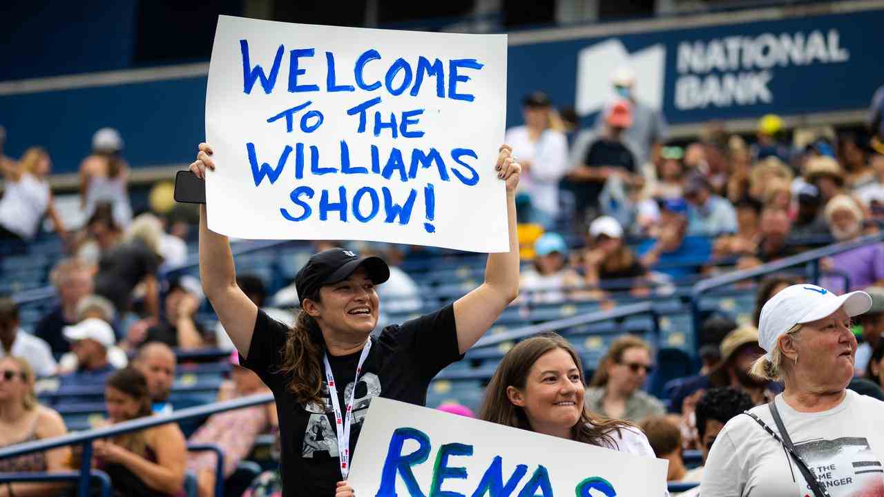 Serena Williams wurde in Toronto herzlich empfangen.