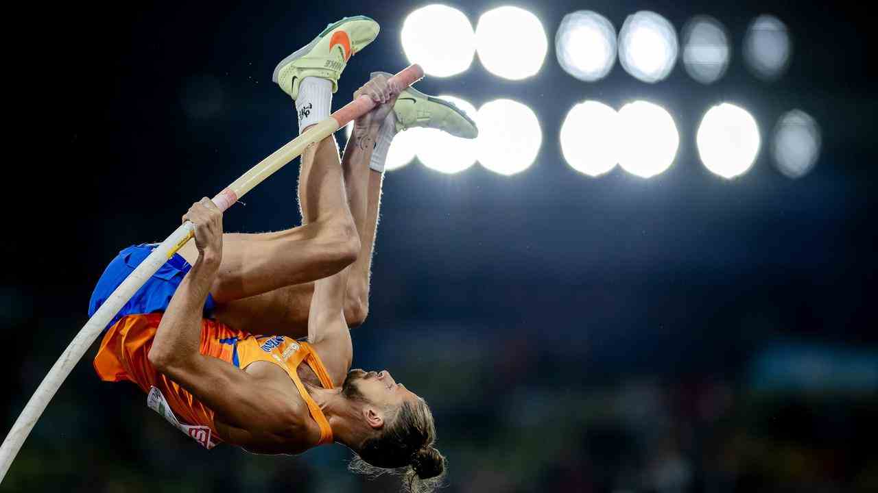 Rutger Koppelaar war im Stabhochsprungfinale nah an Bronze dran.