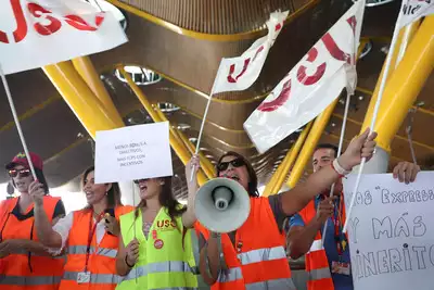 Streik bei spanischen Bodenfluegen von Iberia