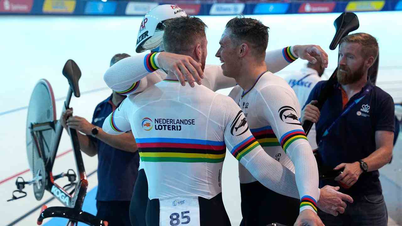 Jeffrey Hoogland, Roy van den Berg und Harrie Lavreysen dominieren seit Jahren den Teamsprint.