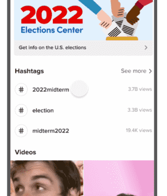 TikTok startet ein In App US Zwischenwahl Wahlzentrum und teilt den Plan zur Bekaempfung