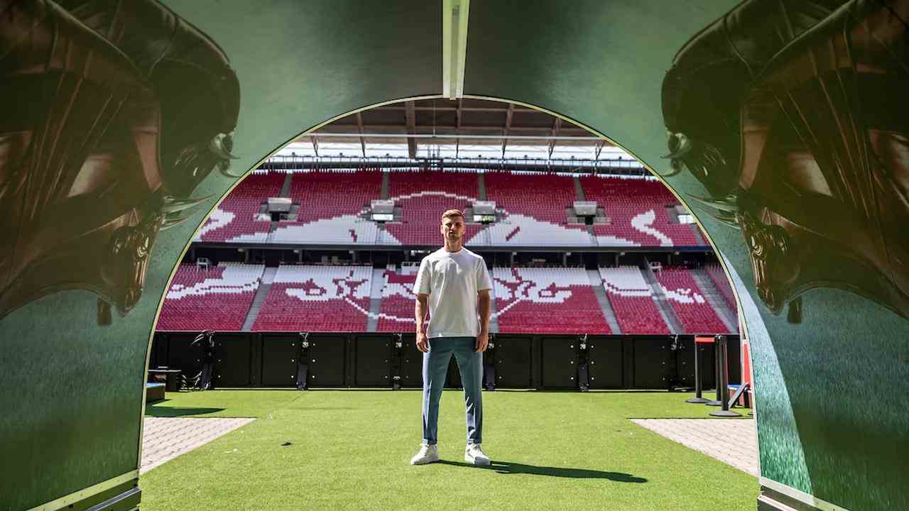 Timo Werner kehrt in die Red Bull Arena zurück.