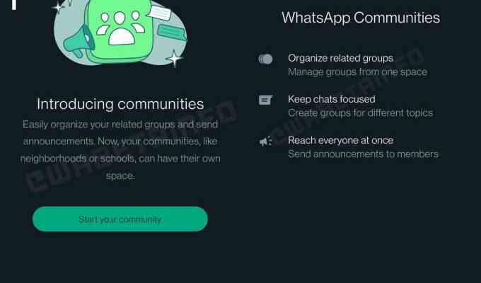 WhatsApp bestaetigt dass einige Benutzer Zugriff auf die neue Gruppendiskussionsfunktion