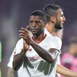 Wijnaldum bricht sich im Training des AS Rom das Schienbein