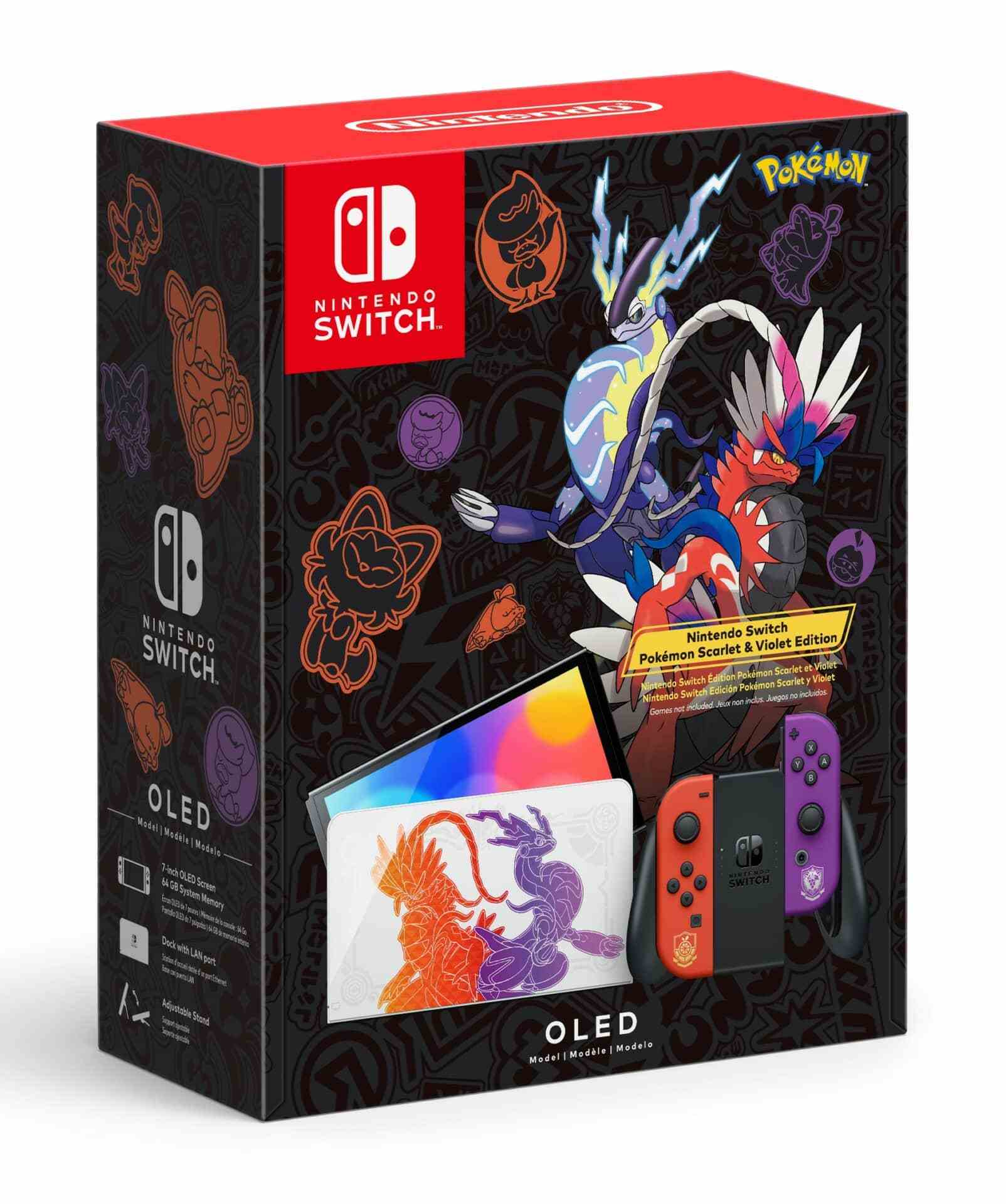 Erscheinungsdatum der Nintendo Switch OLED Pokémon Scarlet and Violet Edition Preis 4. November 359,99 $