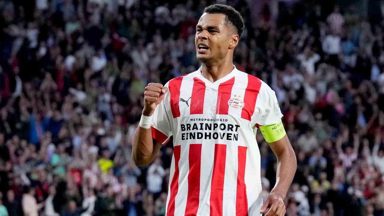 Cody Gakpo erzielte ein wichtiges 1:1 für den PSV.