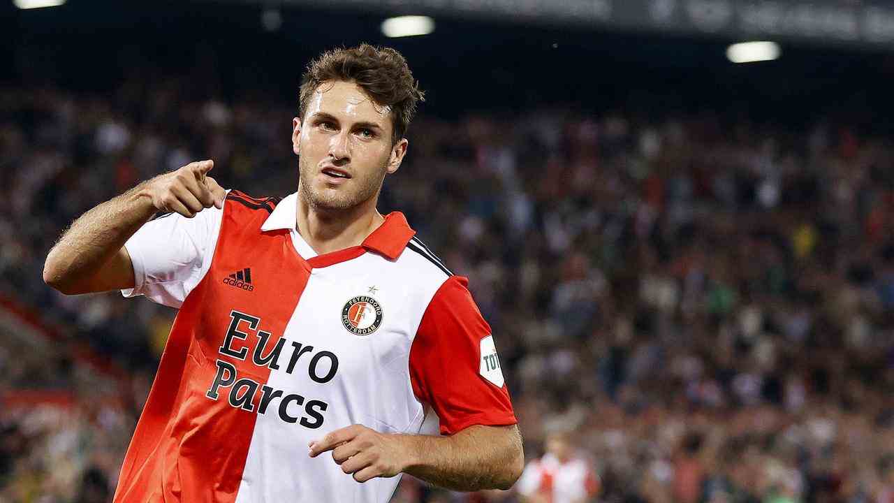 Santiago Giménez war erneut genau für Feyenoord.