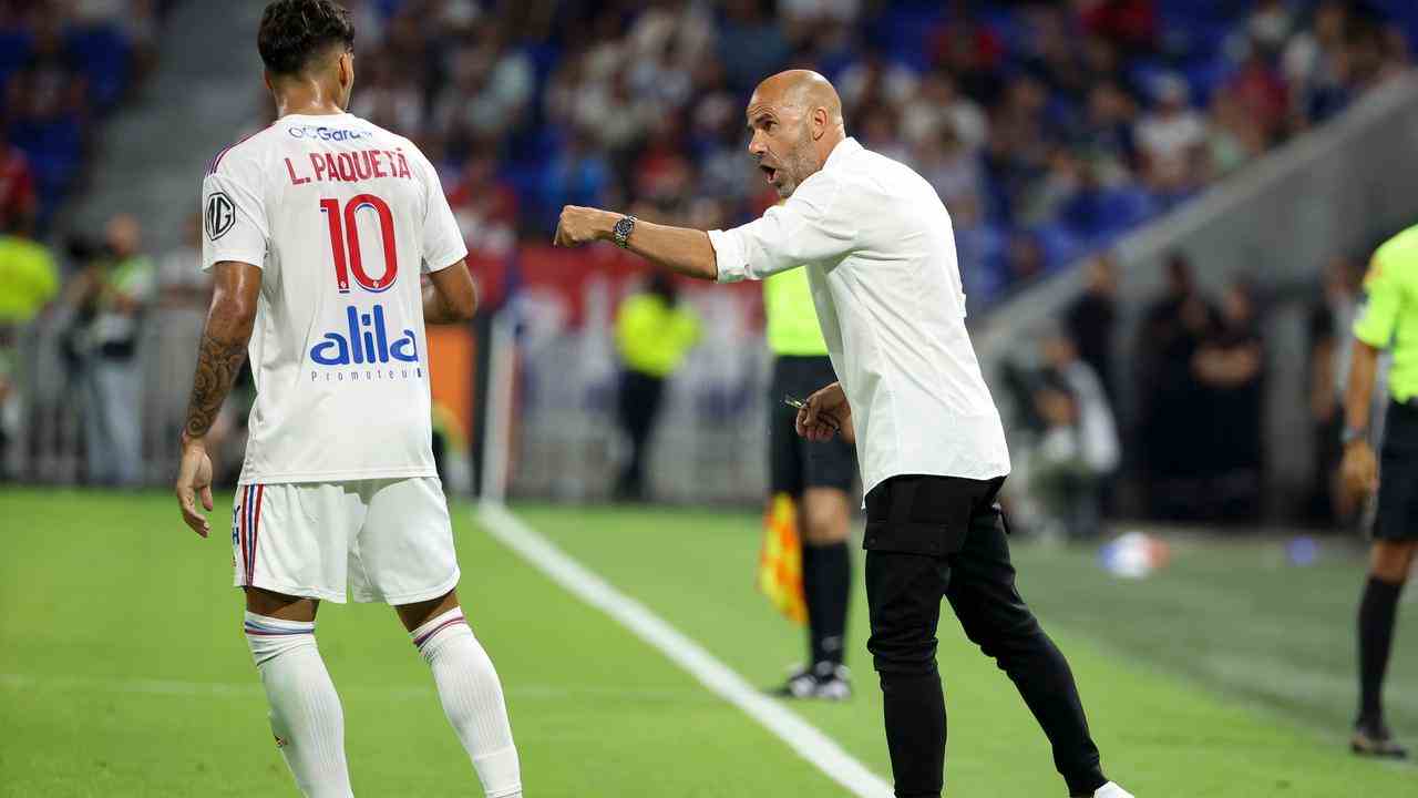 Peter Bosz und Lyon sind nach der Niederlage Fünfter in der Ligue 1.