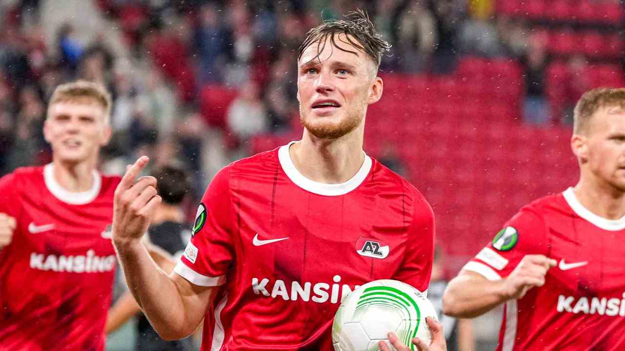 Sam Beukema machte das 2:1 für AZ gegen den FC Vaduz.