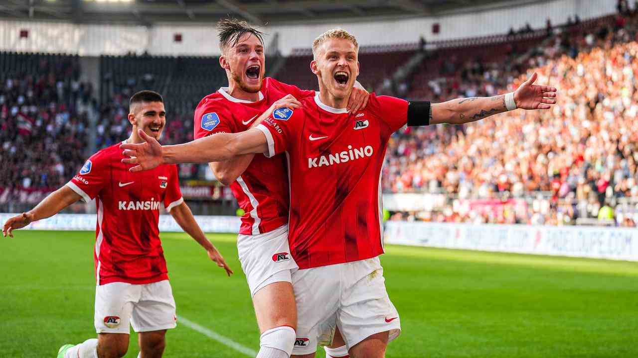 Jens Odgaard brachte AZ früh in der zweiten Halbzeit in Führung.