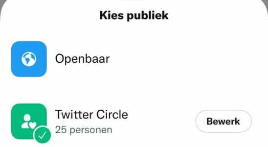 Apps der Woche Im Twitter Circle mit den besten Freunden