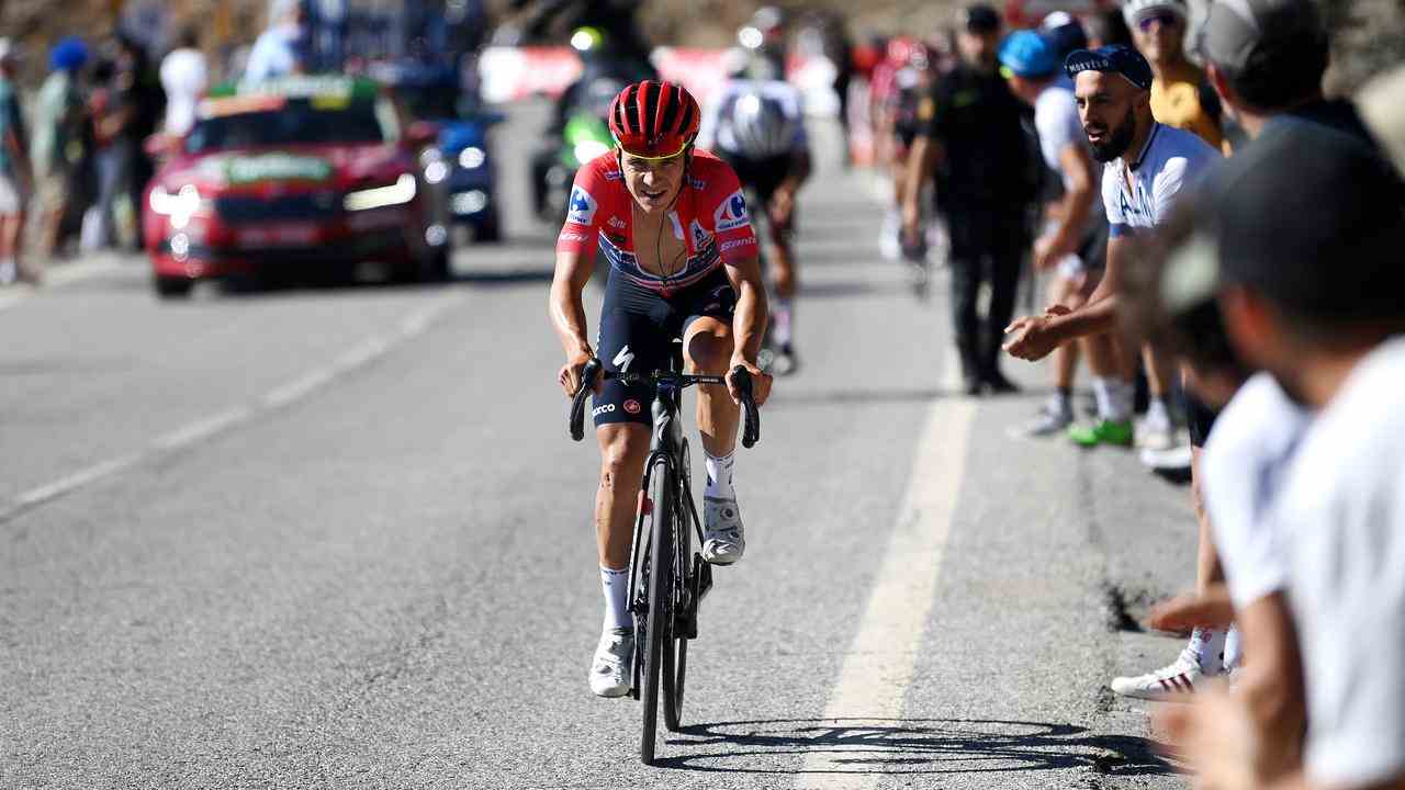 Remco Evenepoel verlor um den Gesamtsieg etwas Zeit auf seine Konkurrenten.