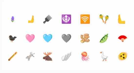 Google hat bereits seine Version der neuen 31 Emojis veroeffentlicht