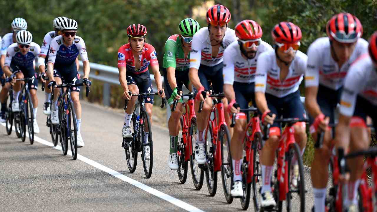 Remco Evenepoel hatte in dieser Vuelta-Etappe nie Probleme.