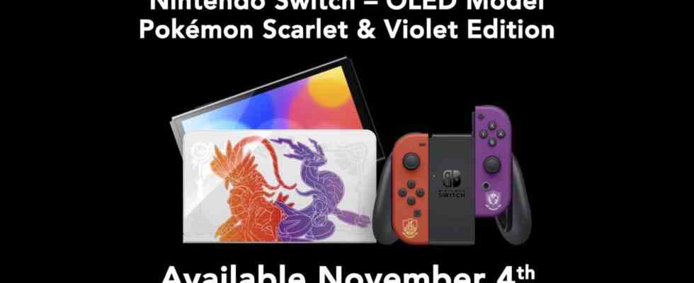 Pokemon Scarlet und Violet Edition enthuellt