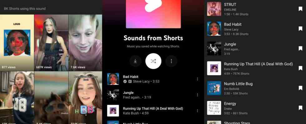 YouTube Shorts integriert sich enger mit YouTube Music • Tech