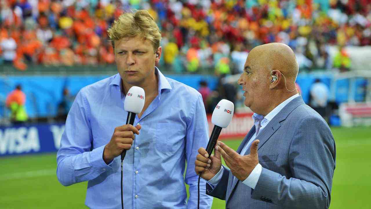 Youri Mulder mit Jack van Gelder während der WM 2014 in Brasilien.