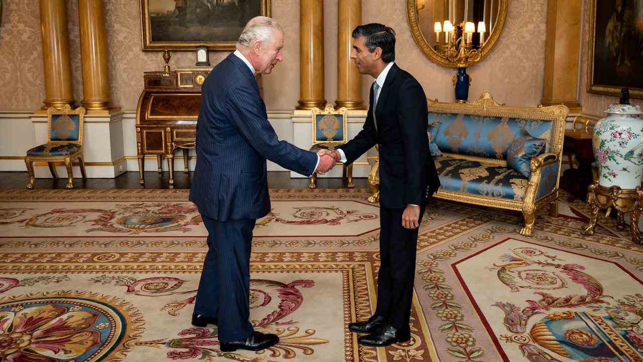 Sunak besuchte am Dienstag König Charles im Buckingham Palace.